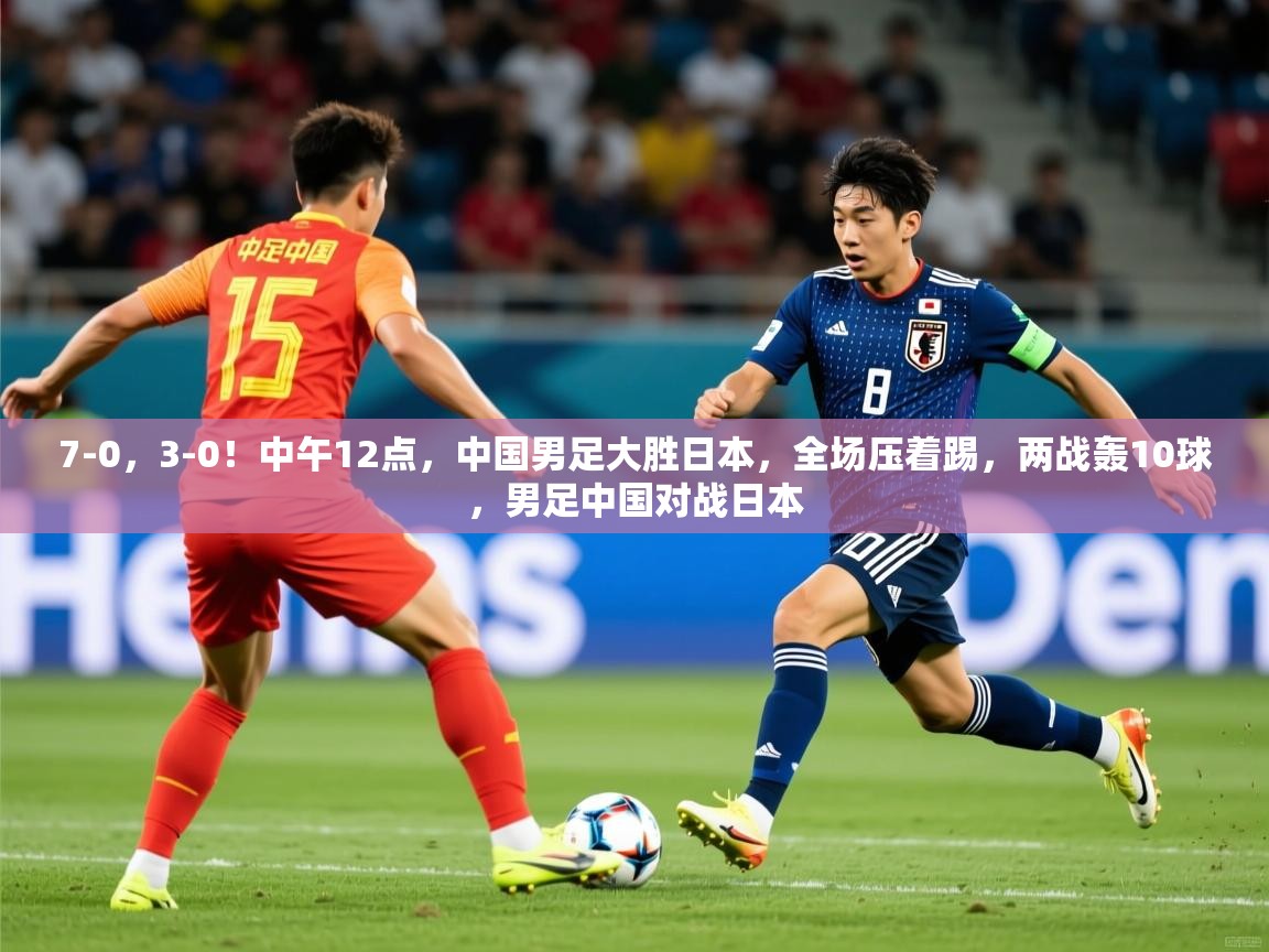 2025华体会登录7-0，3-0！中午12点，中国男足大胜日本，全场压着踢，两战轰10球，男足中国对战日本